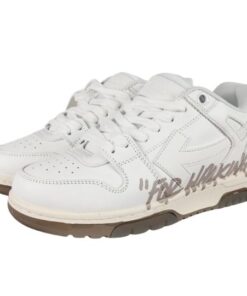 OFF-WHITE Out of Office "White Beige Letters" - "Blanco Letras Beige"