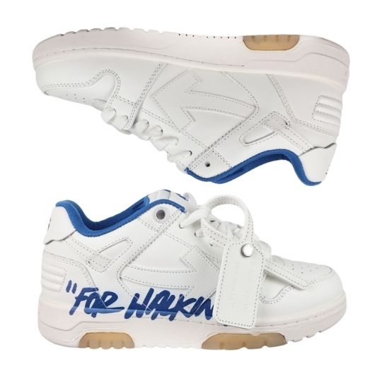 OFF-WHITE Out of Office "White Blue Letters" - "Blanco Letras Azules" - Imagen 2