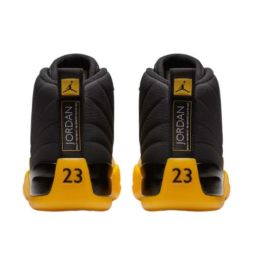 Air Jordan Retro 12 "University Gold" Negro Dorado - Imagen 2