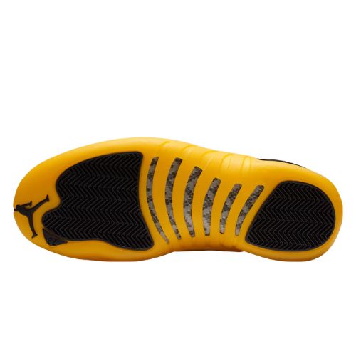 Air Jordan Retro 12 "University Gold" Negro Dorado - Imagen 3