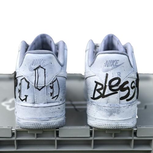Nike Air Force 1 "CHROME HEARTS LOW" Blancas - Imagen 2
