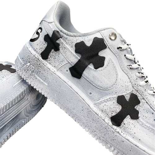 Nike Air Force 1 "CHROME HEARTS LOW" Blancas - Imagen 3