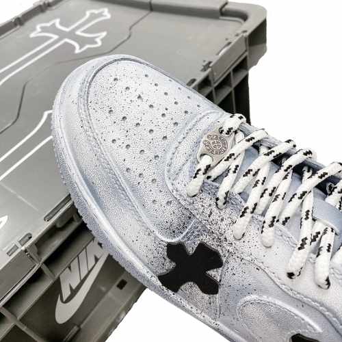 Nike Air Force 1 "CHROME HEARTS LOW" Blancas - Imagen 5