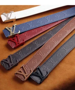 Cinturon Cuero LV Luis Vuitton - Elige tu color favorito