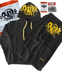 Conjunto SYNA Invierno "Negro/Amarillo" + ACCESORIOS Algodón Real