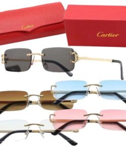 Lentes Gafas de Sol Lujo CARTIER – 5 Colores + Caja