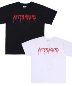 POLERAS VLONE x THE WEEKND After Hours "Negro-Blanca"