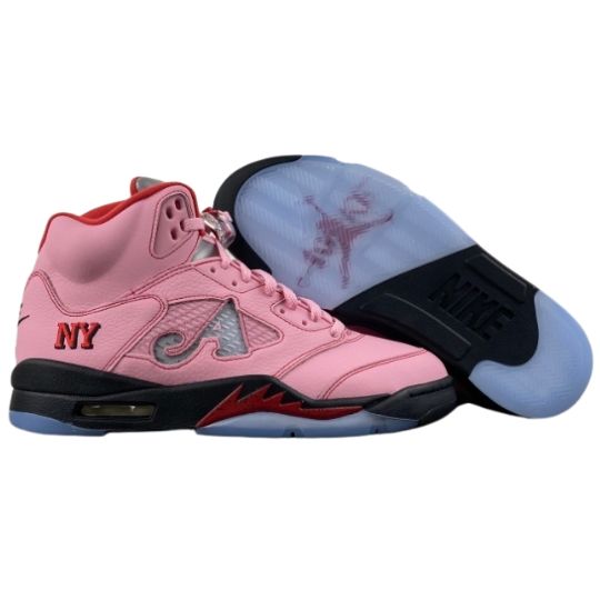 Air Jordan Retro 5 Awake NY Arctic Pink Rosa - Imagen 2