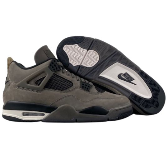 Nike Air Jordan 4 Retro "CAVE STONE" Cafe Negro - Imagen 2