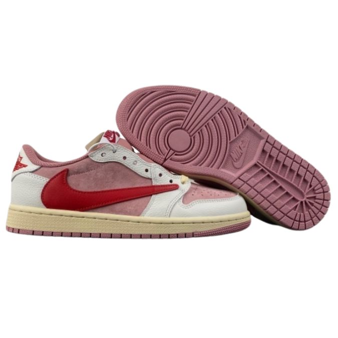 Air Jordan Retro 1 Low Travis Scott "Pink Rosa" - Imagen 2