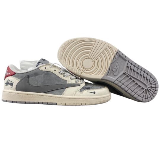 Air Jordan Retro 1 low Travis Scott "Grey Gris" - Imagen 2