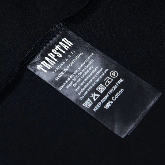 Polera TRAPSTAR Esqueleto Skeleton Manga Corta "Blanca/Negra" - Imagen 8