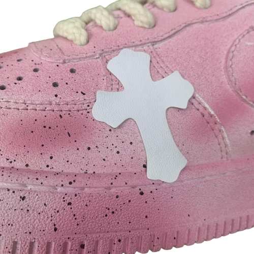 Nike Air Force 1 "CHROME HEARTS LOW " Rosa - Imagen 2