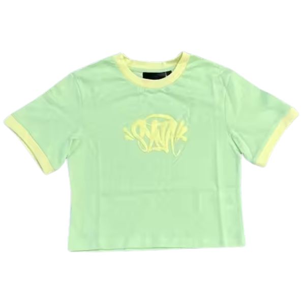 Conjunto SYNA WORLD Verano Mujer Polera-Short ALGODÓN "Celeste" + ACCESORIOS. - Imagen 3