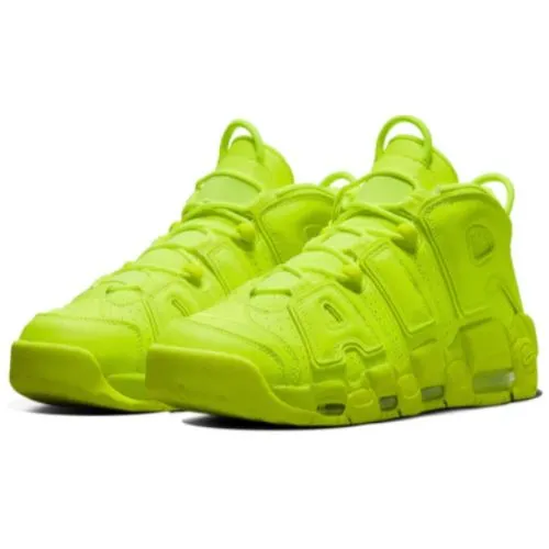 Nike Air More UPTEMPO Volt Yellow Fluorflorecente Amarillo - Imagen 2