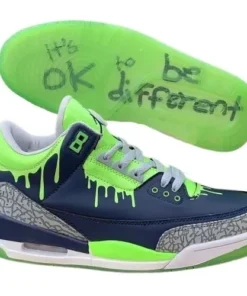 Air Jordan 3 Retro "Doernbecher Hugo” Negro Verde
