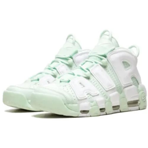 Nike Air More UPTEMPO "Barley Green" Verde Blanco - Imagen 2