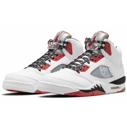 Air Jordan 5 Retro "Quai 54" Blanco - Imagen 2