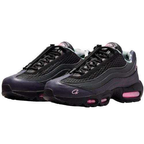 Corteiz x Air Max 95 SP "Rules the World - Pink Beam" Negro Rosa - Imagen 3