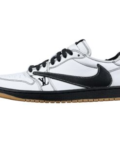 Air Jordan Retro 1 OFF WHITE Phanton LV TRAVIS SCOTT Low "Panda" Louis Vuitton Blanco Negro