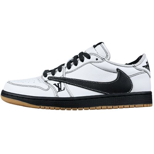 Air Jordan Retro 1 OFF WHITE Phanton LV TRAVIS SCOTT Low "Panda" Louis Vuitton Blanco Negro