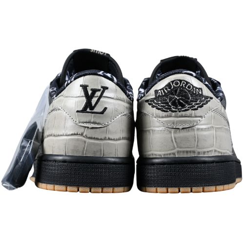 Air Jordan Retro 1 LV Low "Crocodile Shadow" Louis Vuitton - Imagen 2