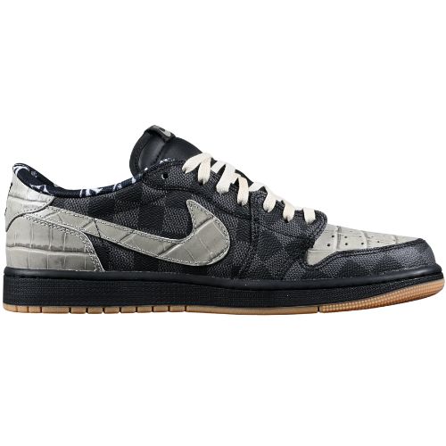 Air Jordan Retro 1 LV Low "Crocodile Shadow" Louis Vuitton - Imagen 3