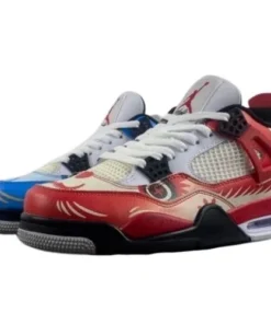 Air Jordan Retro 4 "Dragon Year Lion Blue and Red Mandarin Duck"