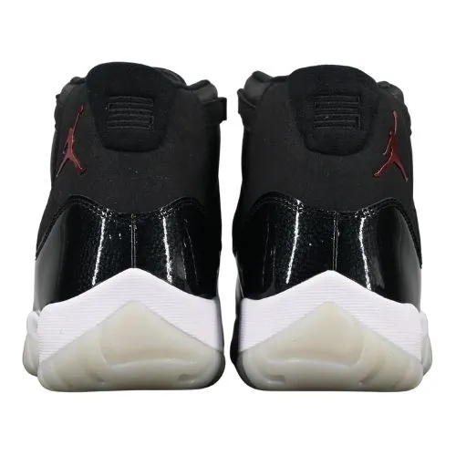 Air Jordan Retro 11 "72-10" Negro Blanco Rojo - Imagen 2