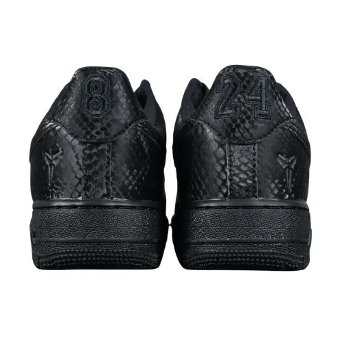 Kobe Bryant x Air Force 1 Low "Triple Black" Negro - Imagen 2