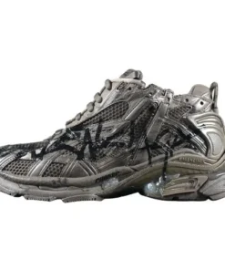 Zapatillas Balenciaga RUNNER "Monocolor Graffiti Mesh Runner in Dark Taupe/Black"