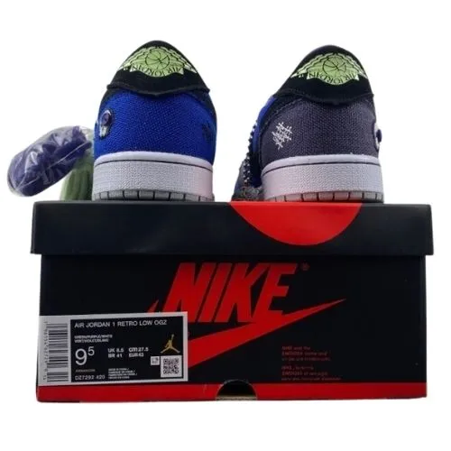 Nike Air Jordan 1 Retro Low ”Voodoo” Azul - Imagen 4