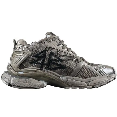 Zapatillas Balenciaga RUNNER "Monocolor Graffiti Mesh Runner in Dark Taupe/Black" - Imagen 3