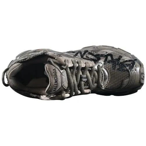Zapatillas Balenciaga RUNNER "Monocolor Graffiti Mesh Runner in Dark Taupe/Black" - Imagen 2