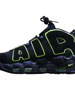Nike Air More UpTempo "Negro/Fluor" Fluorflorecente