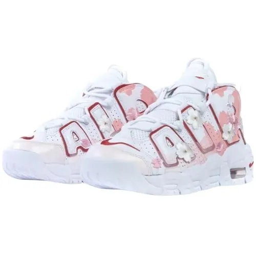 Nike Air More UPTEMPO "Cherry Blossom Powder" Rosa - Imagen 2