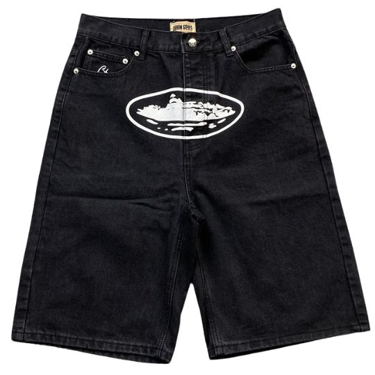 Short Pantalón Corto CORTEIZ NAVY "Blue-Black" JEANS. - Imagen 2