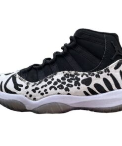 Air Jordan Retro 11 "Animal Print Instint" Black White Negro Blanco
