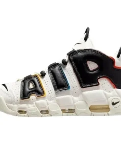 Nike Air More UPTEMPO "Trading Cards Primary Colors Scottie" White Black
