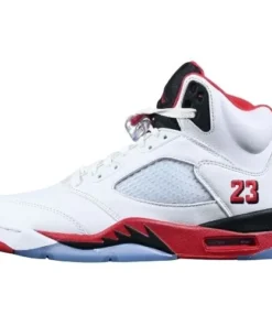 Air Jordan Retro 5 "Fire Red Silver Tongue"