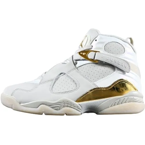 Jordan Retro 8 C&C "Trophy" Blanco Dorado