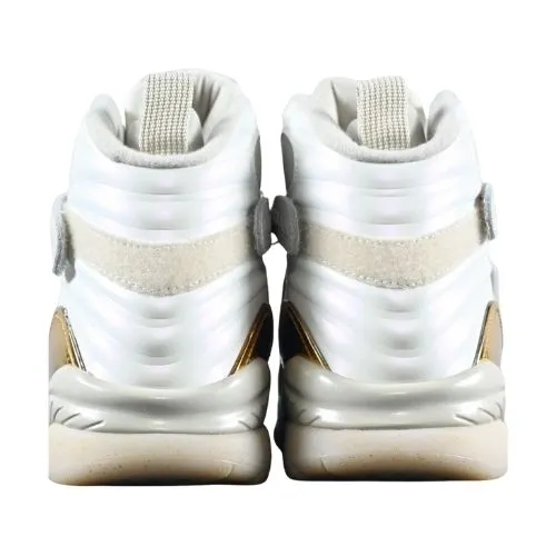 Jordan Retro 8 C&C "Trophy" Blanco Dorado - Imagen 2