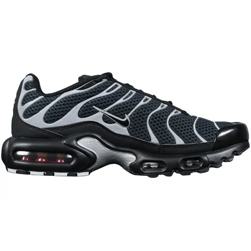 Nike Air Max Plus TN "Black Metallic Silver" Black White Negro Blanco - Imagen 3