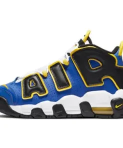 Nike Air More UPTEMPO "Peace, Love & Basketball" Azul Amarillo Negro