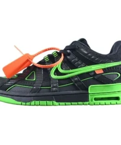 Off-White x Nike Air Rubber Dunk Low “Green Strike” Negro Verde