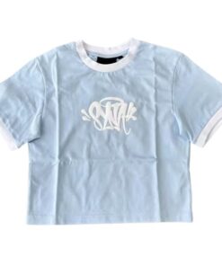 POLERA SYNA mujer "Celeste" + BOLSA y STICKERS.