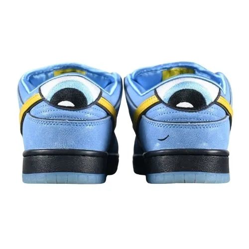 The Powerpuff Girls x Nike Dunk Low Pro SB QS “Bubbles Burbujas Celeste” Niñas Superpoderosas - Imagen 2