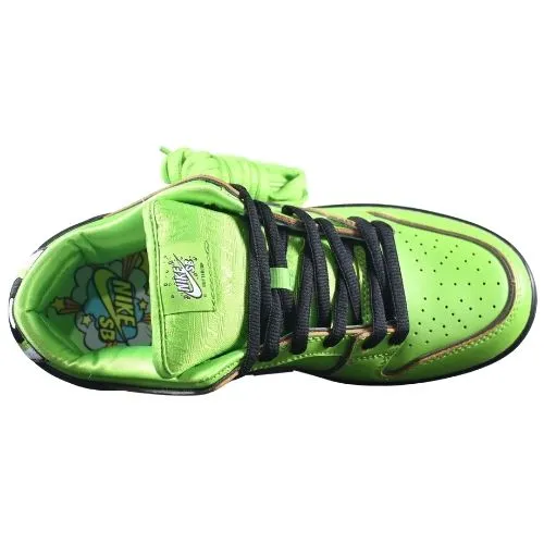 The Powerpuff Girls x Nike Dunk Low Pro SB QS“Buttercup Verde” Niñas Superpoderosas - Imagen 3