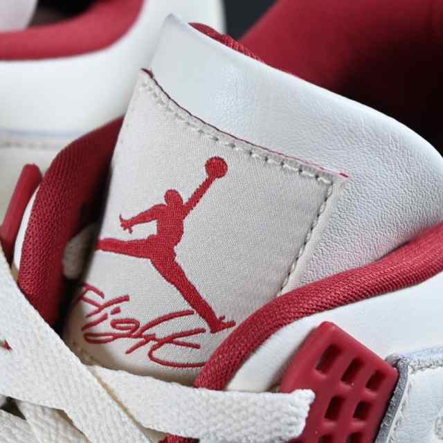 Air Jordan Retro 4 "Sierra Red Kisses Valentine Day 2026" Blancas Rojas - Imagen 4