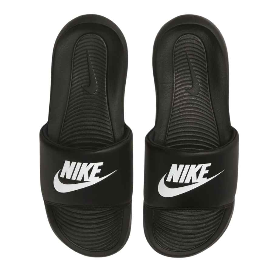 Sandalias Chalas NIKE Slide - "Negras/Blancas" + CAJA - Imagen 2
